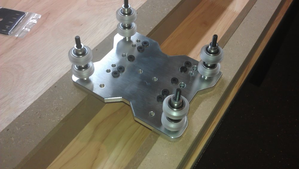 Photo of CNC partial assembly