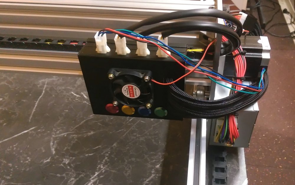 Photo of mounted control box